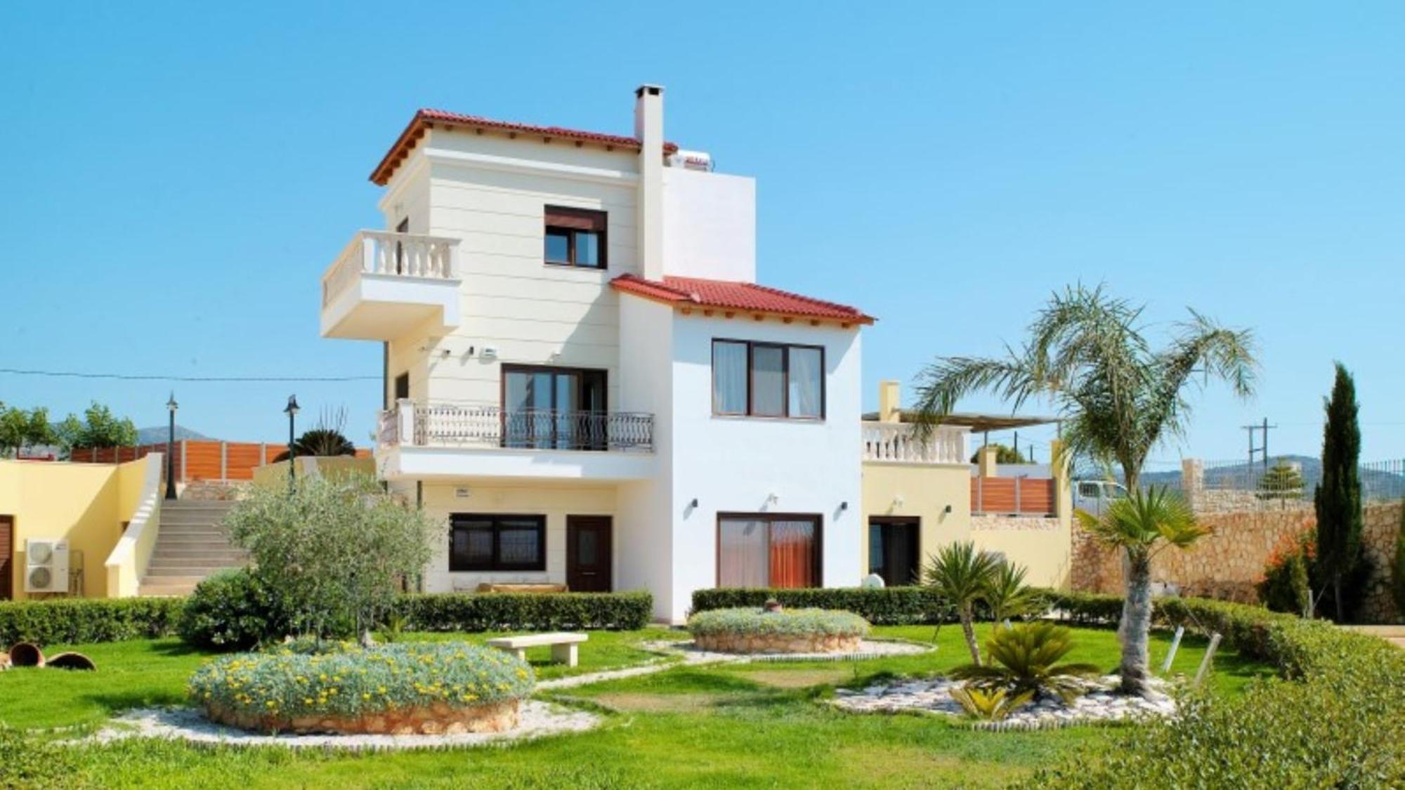 Sunshine Villa With Private Pool By Estia Hersonissos  Bagian luar foto